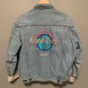 VINTAGE Hard Rock Cafe PARIS Jacket